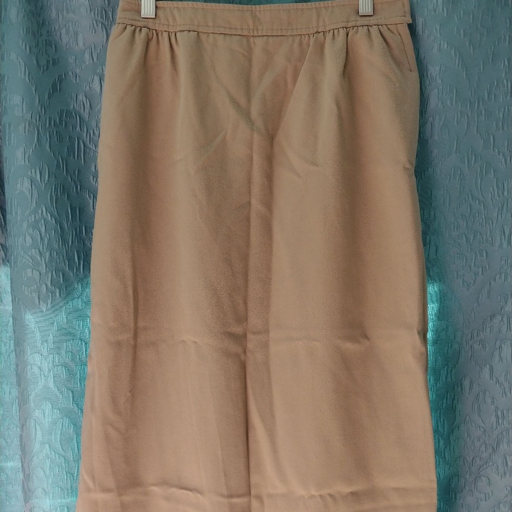 Vintage Midi Wool Skirt